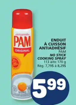Marché Bonichoix PAM NO STICK COOKING SPRAY offer