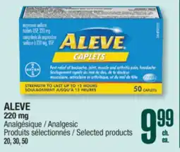 Jean Coutu ALEVE 220 mg Analgesic Selected products offer