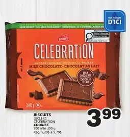 Marches Tradition LECLERC CÉLÉBRATION COOKIES offer