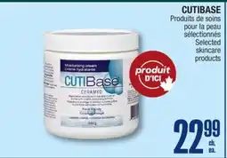 Jean Coutu CUTIBASE Selected skincare products offer