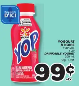 Marches Tradition YOPLAIT YOP DRINKABLE YOGURT offer