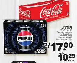 Marches Tradition PEPSI OR COCA-COLA offer