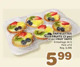 Marches Tradition (3 in.) FRUIT TARTS offer
