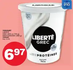 Marches Tradition LIBERTÉ GREC (650 ou 750 g), MÉDITERRANÉE (900 g) YOGURT offer