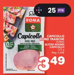 Marches Tradition ROMA SLICED ROUND CAPICOLLO offer