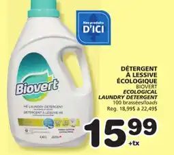 Marches Tradition BIOVERT ECOLOGICAL LAUNDRY DETERGENT offer
