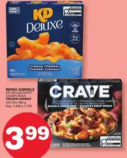 Marches Tradition KD DELUXE KRAFT OR CRAVE FROZEN DINNER offer