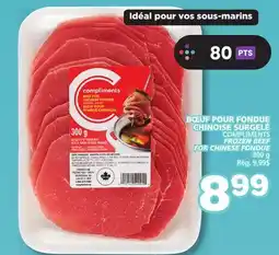 Marches Tradition COMPLIMENTS FROZEN BEEF FOR CHINESE FONDUE offer