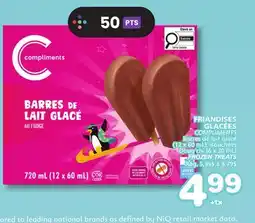 Marches Tradition COMPLIMENTS FROZEN TREATS offer