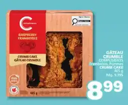 Marches Tradition COMPLIMENTS CRUMB CAKE offer