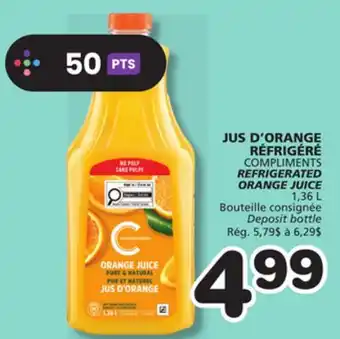 Marches Tradition COMPLIMENTS REFRIGERATED ORANGE JUICE offer