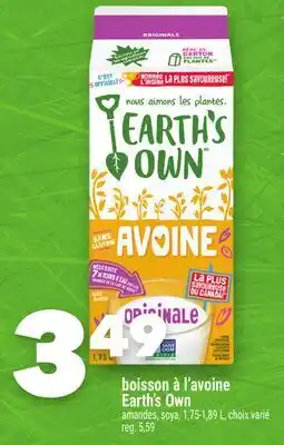 Marche Ami boisson à l'avoine Earth's Own offer