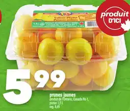 Marche Ami prunes jaunes offer