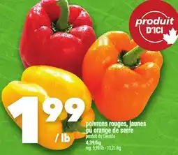 Marche Ami poivrons rouges, jaunes ou orange de serre offer