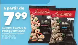 Marche Ami crevettes blanches du Pacifique Irrésistible offer