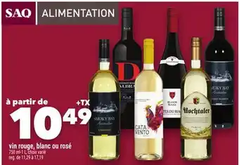 Marche Ami vin rouge, blanc ou rosé offer