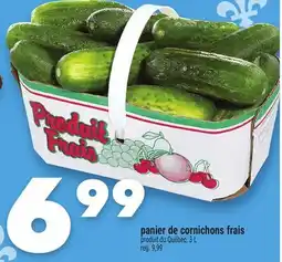 Marche Ami panier de cornichons frais offer