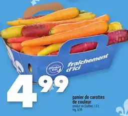 Marche Ami panier de carottes de couleur offer