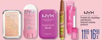 Jean Coutu NYX PROFESSIONAL MAKEUP Selected makeup products offer