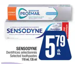 Jean Coutu SENSODYNE Selected toothpastes offer