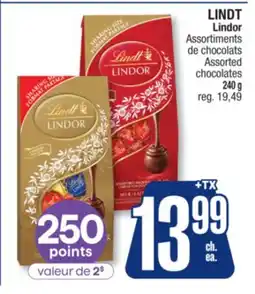 Jean Coutu LINDT Assorted chocolates offer