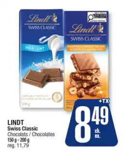 Jean Coutu LINDT Swiss Classic Chocolats offer