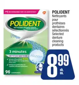 Jean Coutu POLIDENT Selected denture cleaning products offer