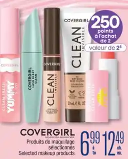 Jean Coutu COVERGIRL Selected makeup products offer