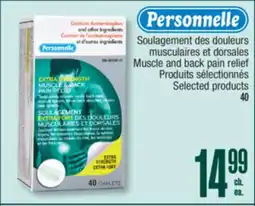 Jean Coutu Personnelle Muscle and back pain relief offer