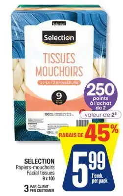 Jean Coutu SELECTION Facial tissues offer