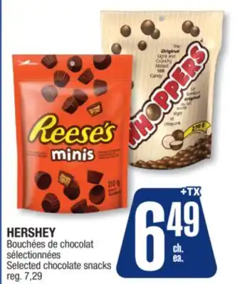 Jean Coutu HERSHEY Selected chocolate snacks offer