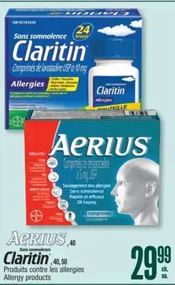 Jean Coutu CLARITIN, AERIUS offer