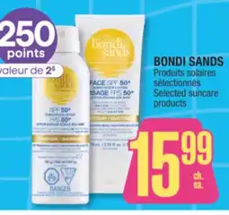 Jean Coutu BONDI SANDS Selected suncare products offer