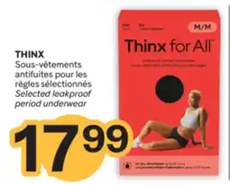 Brunet THINX Sous-vêtements antifuites pour les règles sélectionnés offer