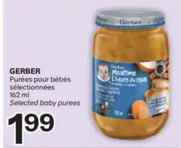 Brunet GERBER Purées pour bébés sélectionnées offer