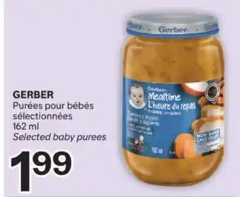 Brunet GERBER Purées pour bébés sélectionnées offer