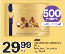 Brunet LINDT Chocolats sélectionnés offer