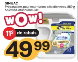 Brunet SIMILAC Préparations pour nourrissons sélectionnées offer