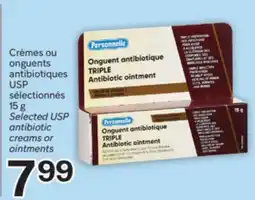 Brunet Personnelle Crèmes ou onguents antibiotiques USP sélectionnés offer
