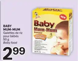 Brunet BABY MUM-MUM Galettes de riz pour bébés offer