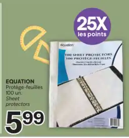 Brunet EQUATION Protège-feuilles offer