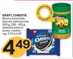 Brunet KRAFT, CHRISTIE Beurre d'arachide, biscuits sélectionnés offer