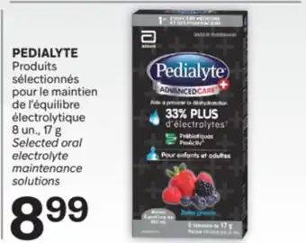 Brunet PEDIALYTE Produits sélectionnés pour le maintien de l'équilibre électrolytique offer