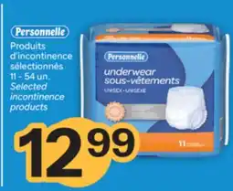 Brunet PERSONNELLE Produits d'incontinence sélectionnés offer
