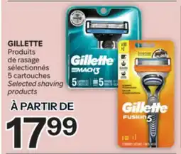 Brunet GILLETTE Produits de rasage sélectionnés offer