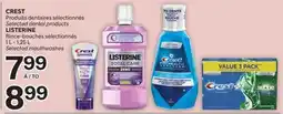Brunet CREST Produits dentaires sélectionnés, LISTERINE Rince-bouches sélectionnés offer
