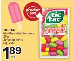 Brunet TIC TAC Menthes sélectionnées offer