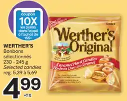 Brunet WERTHER'S Bonbons sélectionnés offer