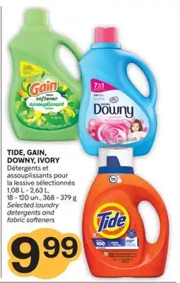 Brunet TIDE, GAIN, DOWNY, IVORY Détergents et assouplissants pour la lessive sélectionnés offer