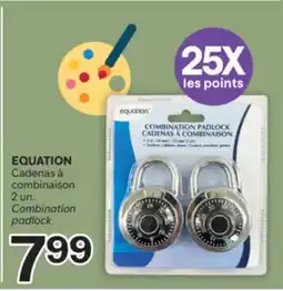 Brunet EQUATION Cadenas à combinaison offer